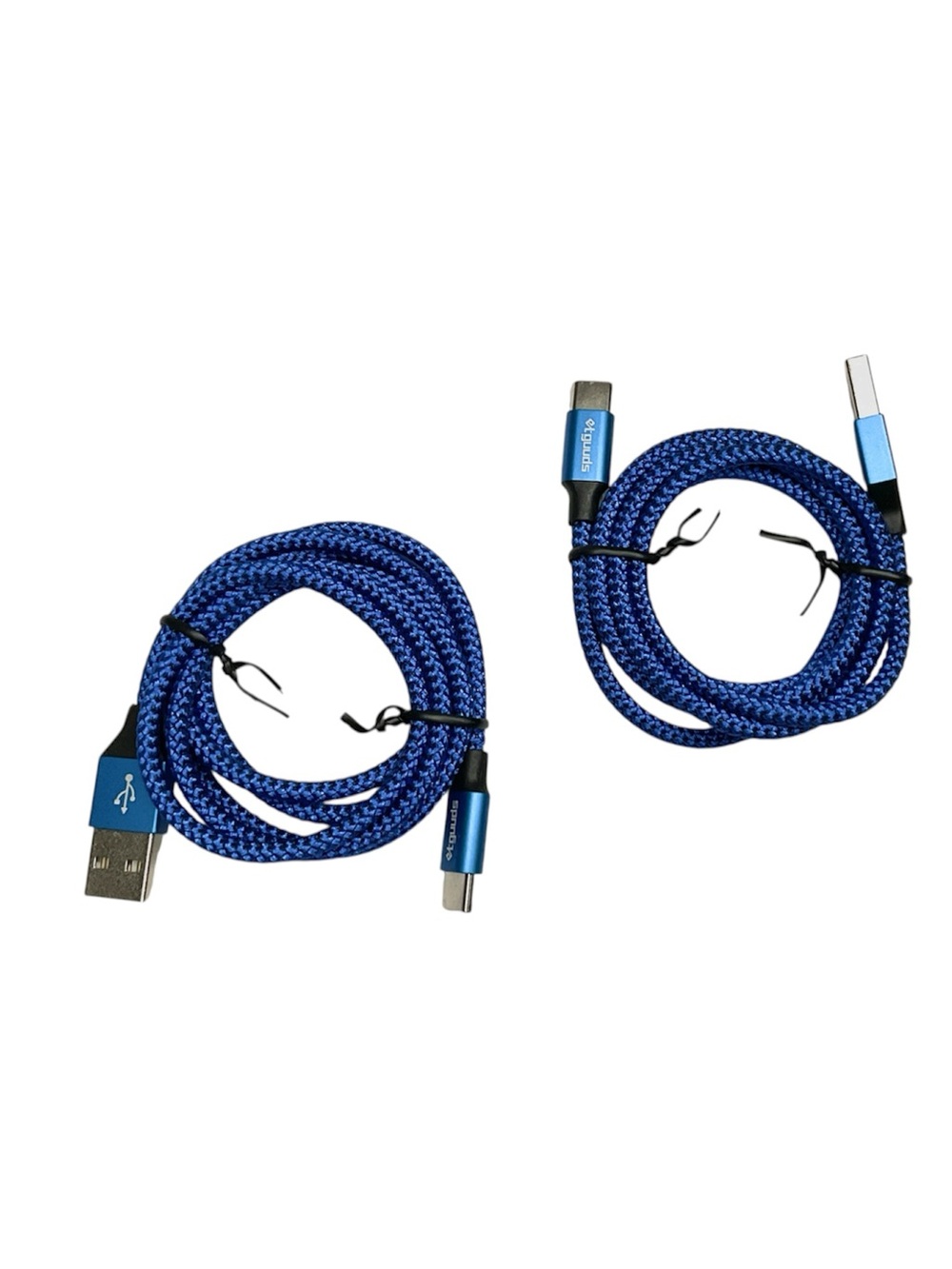 Spigen Braided USB-A to USB-C Cable in Blue